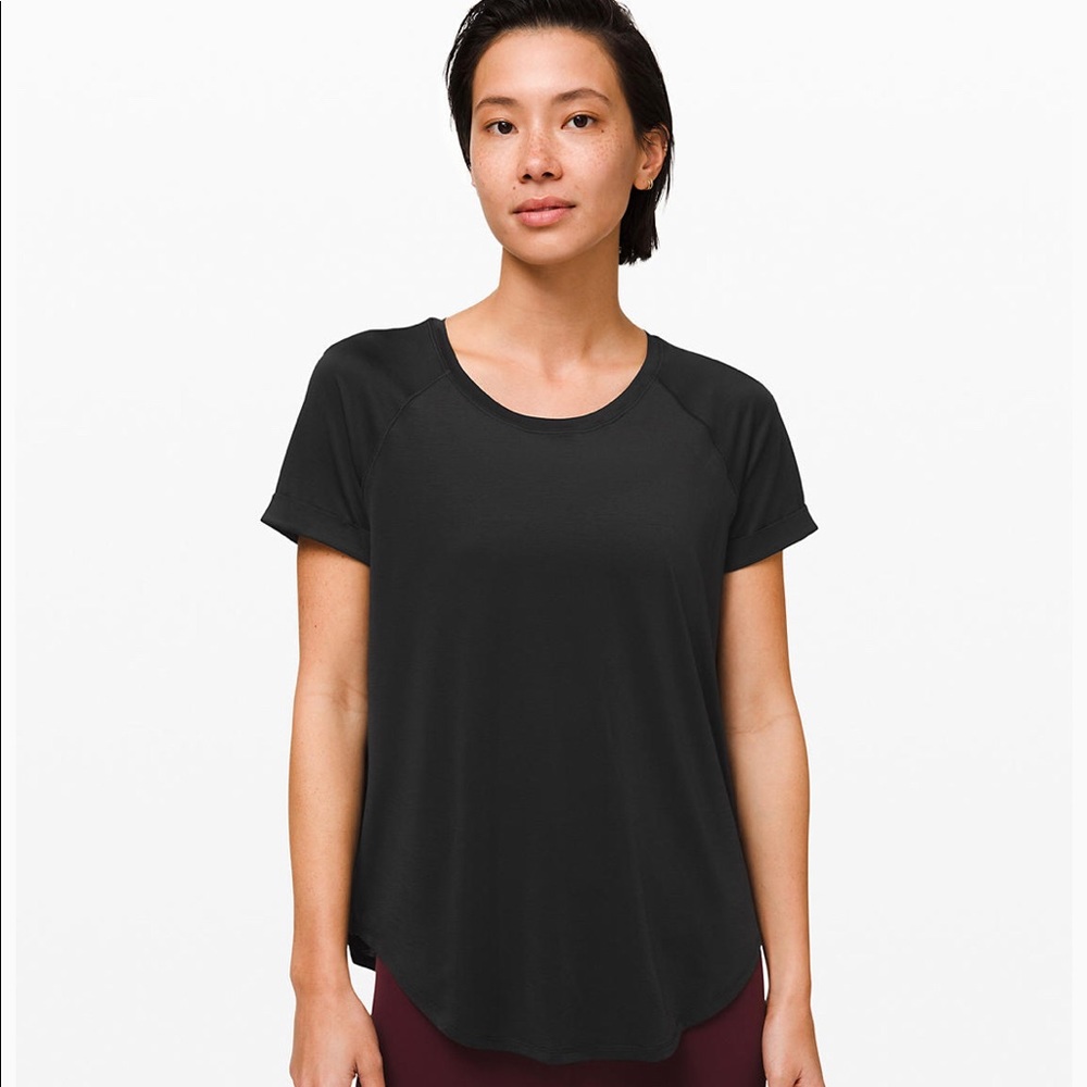 NWT Lululemon Open Up Tie Back Tee